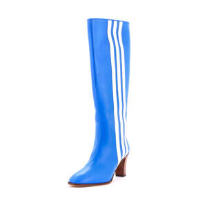 Gucci x adidas Knee High Striped Boots Leather